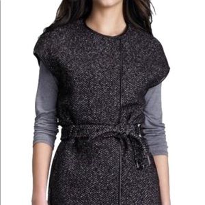 Gorgeous Tory Burch tweed herringbone wool vest